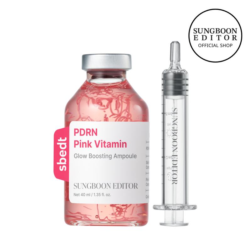 [Sungboon] Final 3 hours 50% off 🔥PDRN Pink Vitamin Glow Boosting Ampoule
